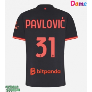 AC Milan Strahinja Pavlovic #31 Replika Tredjetrøje Dame 2026-27 Kortærmet